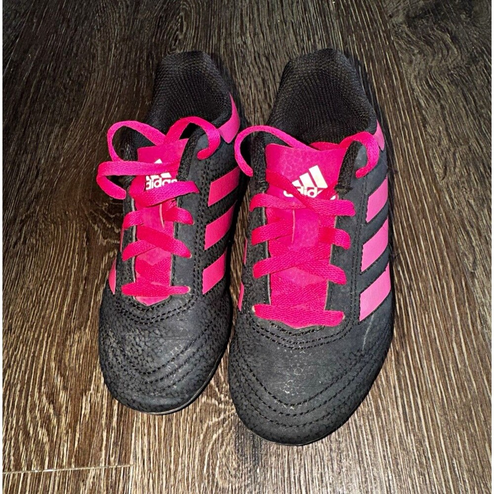 adidas Boys' Soccer Cleats Black/Pink US Size 11K Art G46368